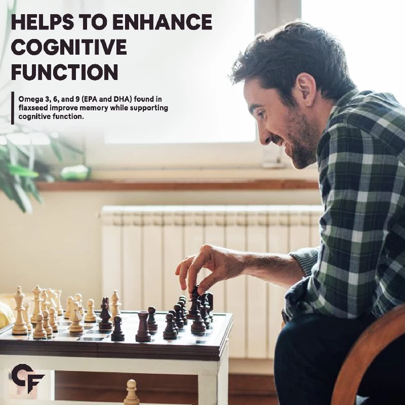 Carbamide Forte Cold Pressed Organic Flaxseed Oil Omega 3 6 9 Capsules, 360 g-6.webp